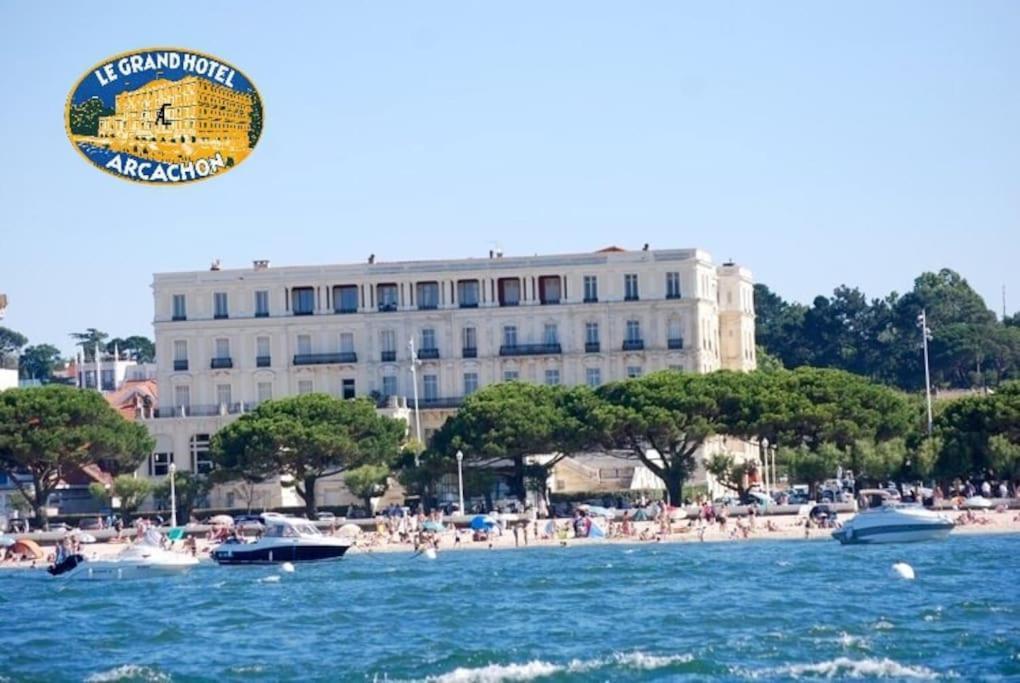 Grand Hotel - Magnifique Appartement Bord De Plage Centrale Arcachon Kültér fotó